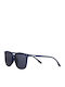 Zippo Men's Sunglasses with Blue Plastic Frame and Blue Lens OB204-7