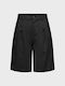 Only Women's Bermuda Shorts Linen Black