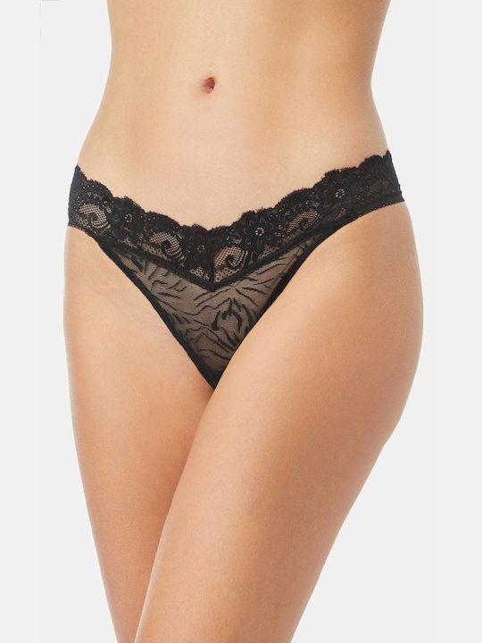 Minerva Damen Slip Schwarz