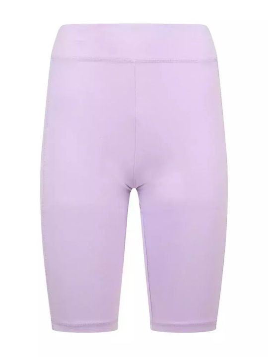 Khooni Women's Training Legging Shorts Purple