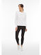 Tägliches Damen Leggings Gekürzt Hohe Taille Lila