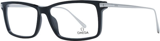 Omega Eyeglass Frame Black OM5014 001