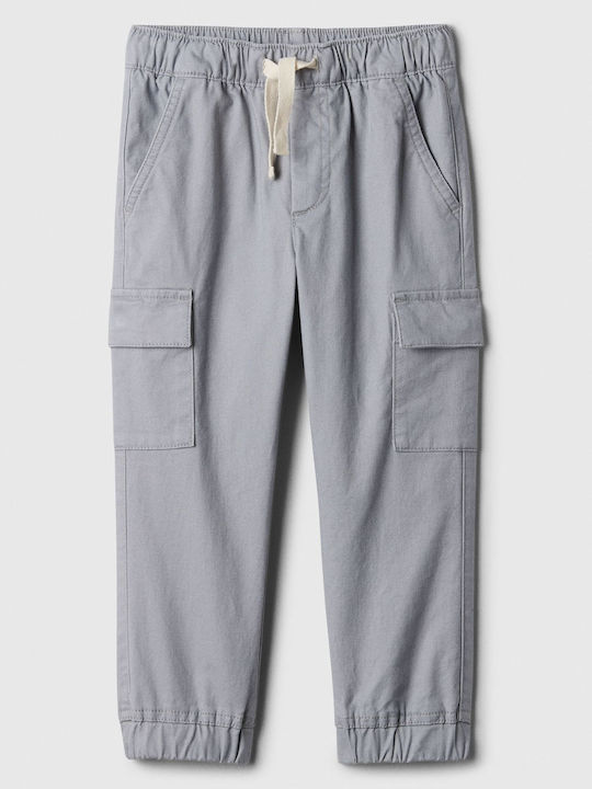 GAP Παιδικό Παντελόνι Φόρμας Storm Cloud Gray Pull-on