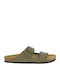 Barna Men's Sandals Nobuck Kaki