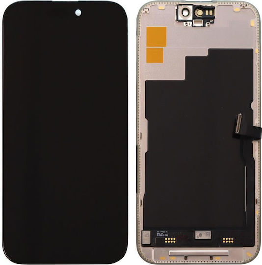 Екран OLED със Сензорен Механизъм за Apple iPhone 15 Pro (Черен)