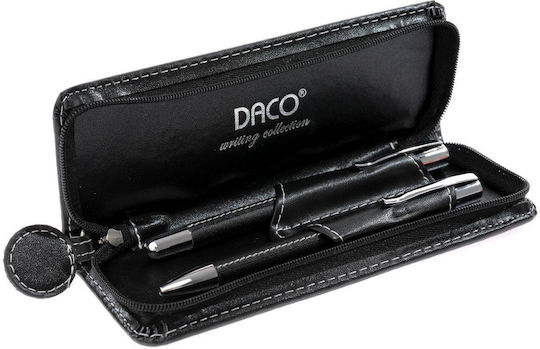 Daco Set Stilou cu Peniță Negru într-un set de stilouri