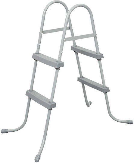 Bestway Pool Ladder made of Plastic 87x42x9cm Gray