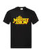 Fruit of the Loom The Muppet Show Logo T-shirt Black Cotton