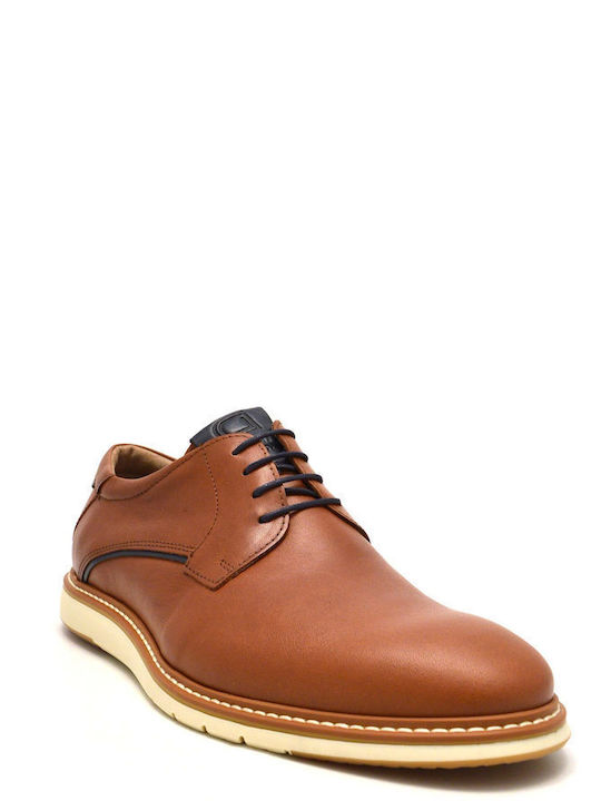 Damiani Leder Herren Freizeitschuhe Tabac Braun