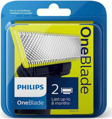 Philips OneBlade QP220/55 Ersatzteil für Elektrische Rasierapparate 2 Stück