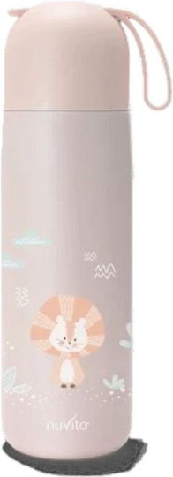 Queen Mother Kids Water Bottle Thermos Stainless Steel Pink 400ml