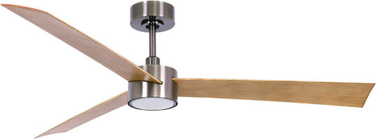 Lucci Air Climate IV Ανεμιστήρας Οροφής 132cm με Φως και Τηλεχειριστήριο Καφέ