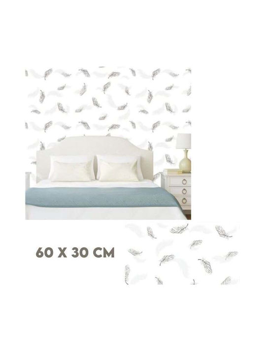 Self-adhesive Wall Wallpaper White 60x30cm