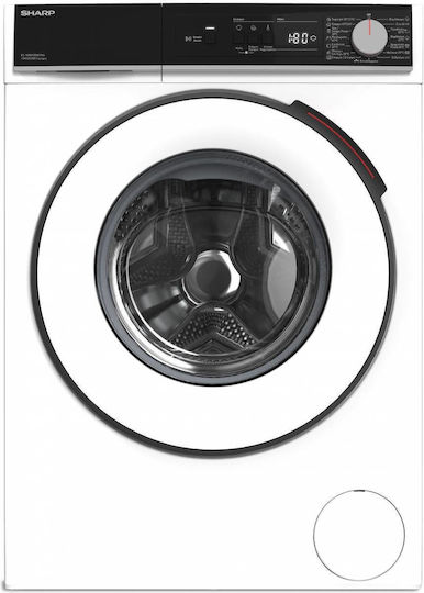 Sharp Πλυντήριο Ρούχων 10kg με Τεχνολογία Ατμού 1200 Στροφών Inverter Motor ES-NA012DW1NA-GR