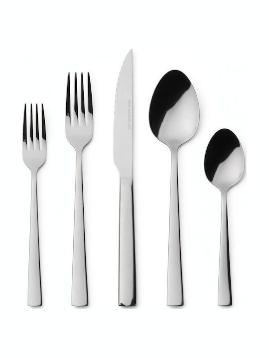 Dinox Porto Cutlery Set Silver 60pcs