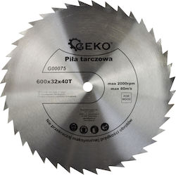 Geko G00075 Cutting Disc Wood Hole Diameter 600mm 1pcs