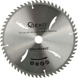 Geko G78142 Cutting Disc Wood Hole Diameter 300mm 1pcs