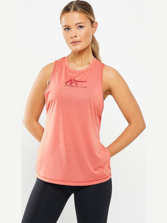 ASICS Tiger Γυναικεία Μπλούζα Αμάνικη Κόκκινη
