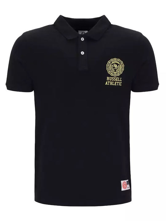 Russell Athletic Bluza Bărbătească Polo Neagră