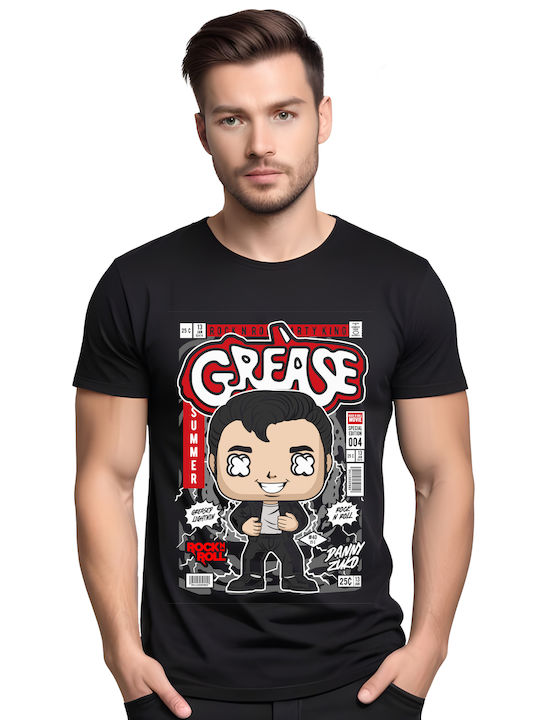 Danny Zuko Grease T-shirt Schwarz