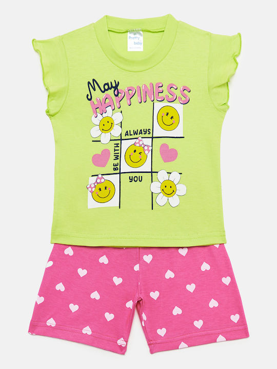 Eleten Pijama pentru copii De vară Yellow