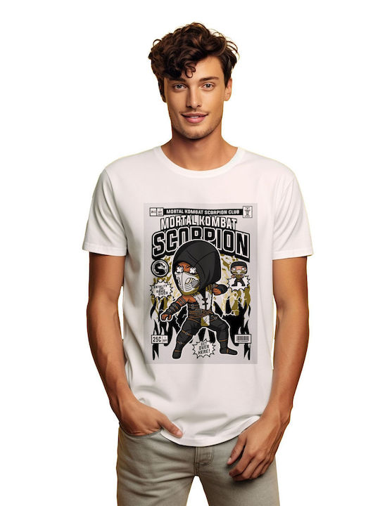 Pop Culture Scorpion T-shirt White