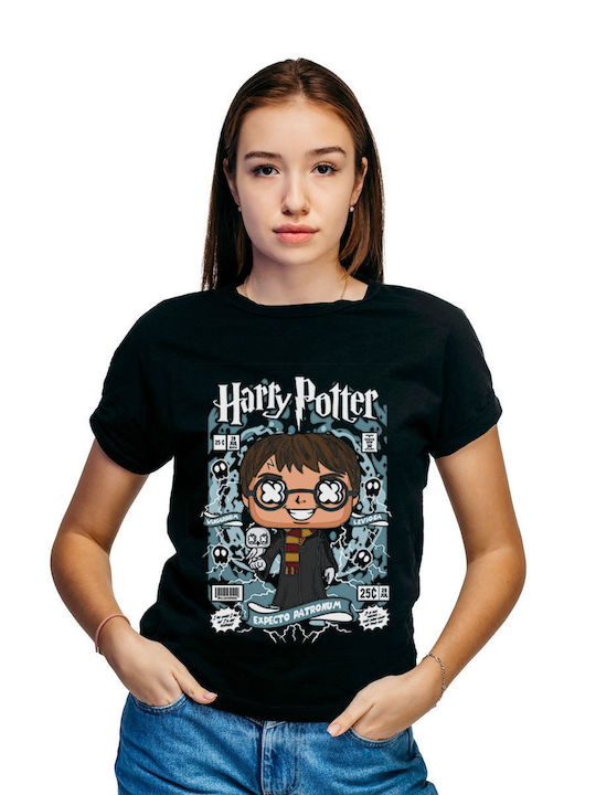 Pop Culture Harry Potter T-shirt Harry Potter Black