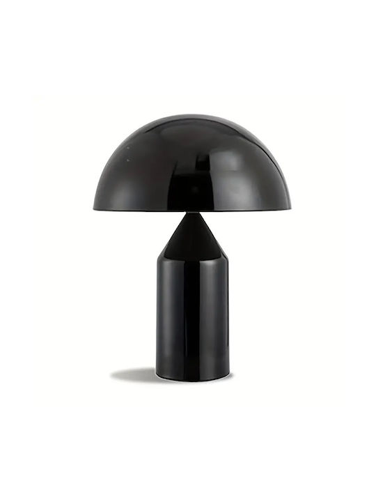 ARlight Metall Tischlampe für Fassung E14 mit Schwarz Schirm und Basis