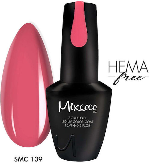 Mixcoco Хибриден Лак за Нокти Smc 139 15мл 1бр