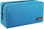 School Pencil Case with 1 Compartment Blue