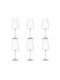 Secret de Gourmet Σετ Ποτήρια για Λευκό και Κόκκινο Κρασί από Κρύσταλλο 420ml 6τμχ