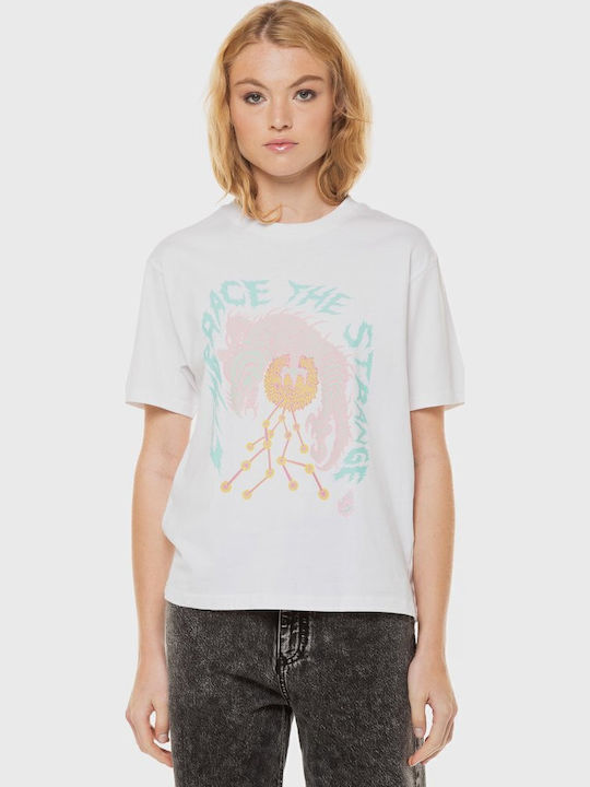 Damen T-Shirt Weiß