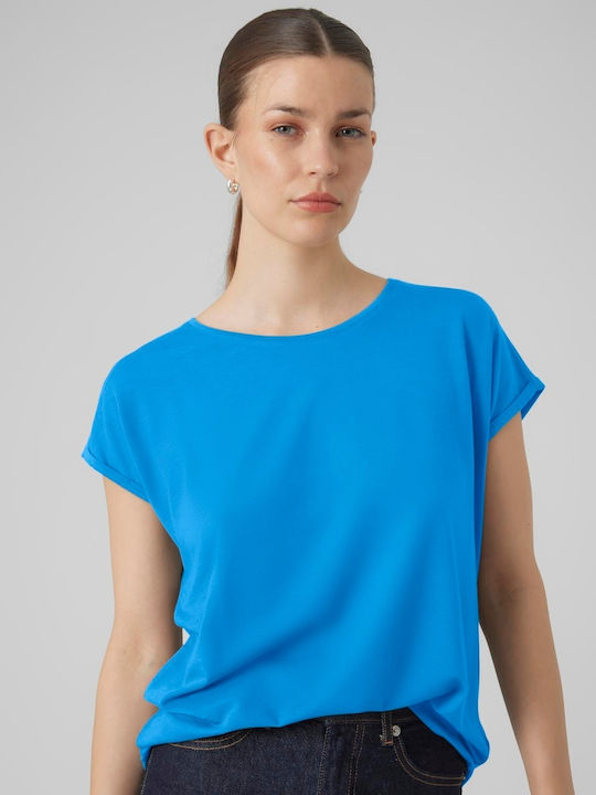 Vero Moda Bluza Damă Sport Tricou Ibiza Albastru
