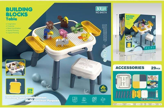 eToy Building Blocks Table for 3+ Years 29 Pieces