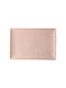 Lukanda Servierplatte Rechteckig aus Porzellan Rosa 36x24cm 6Stück