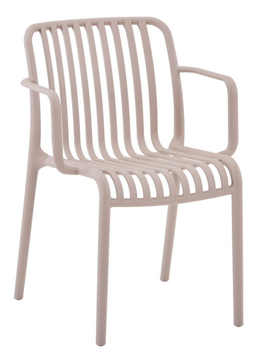 Gartenstühle Polypropylen Convee Cappuccino 55x52x79cm