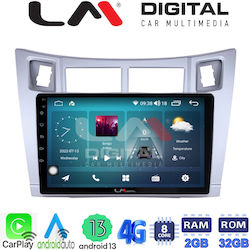 LM Digital Car-Audiosystem für Toyota Yaris 2006 > 2011 (Bluetooth/USB/WiFi/GPS/Android-Auto)