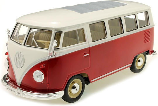 Welly Volkswagen Modeling Figure Car Red in Scale 1:24