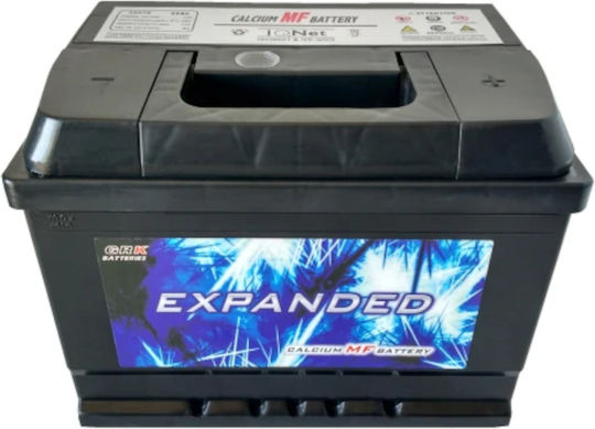 Expanded Baterie Auto cu Capacitate 55Ah