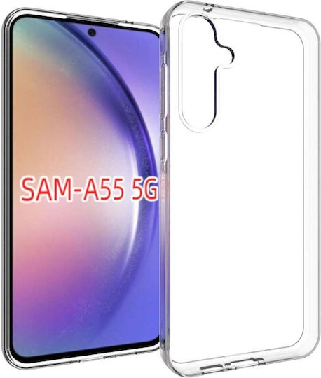 Back Cover Σιλικόνης 1mm Διάφανο (Galaxy A55)