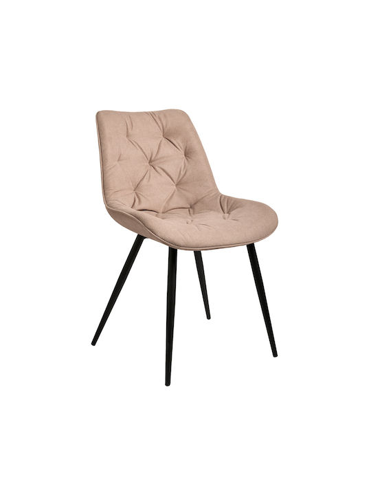 Kitchen Fabric Chair Beige 51x59x83cm