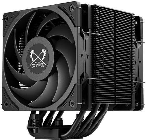 Scythe Mugen 6 CPU Cooler Dual Fan for Socket AM5/1200/115x/1700 Black Edition