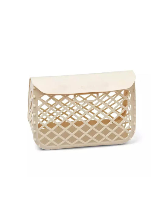 Liewood Children's Folding Storage Basket made of Plastic Beige 2.5cm 1pcs