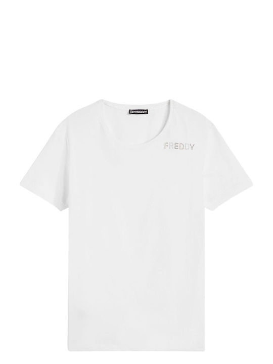 Freddy Women's Blouse Short Sleeve White