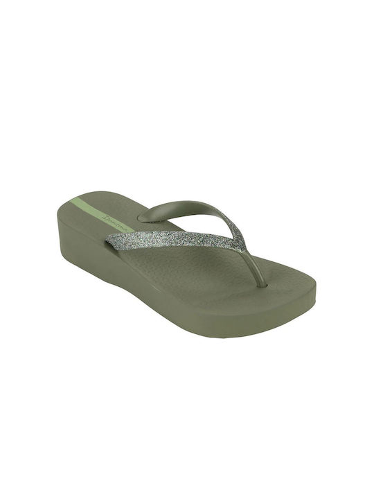 Ipanema Frauen Flip Flops in Khaki Farbe