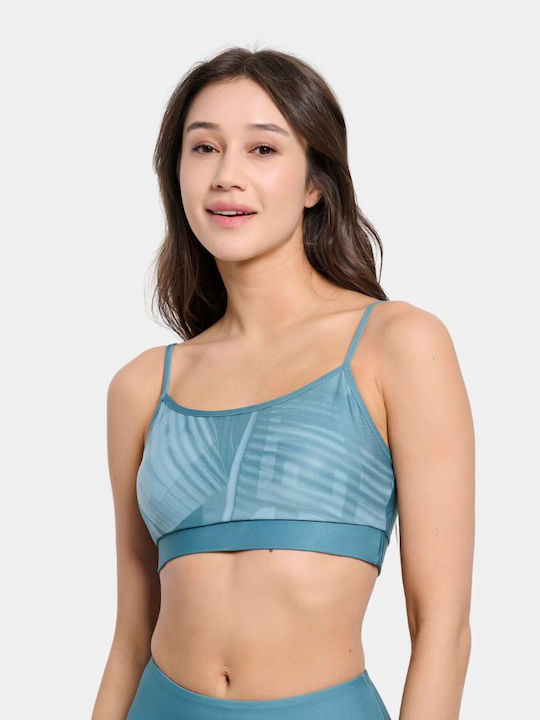 BodyTalk Women's Sports Bra without Padding Blue