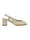 Ragazza Leather Beige Heels