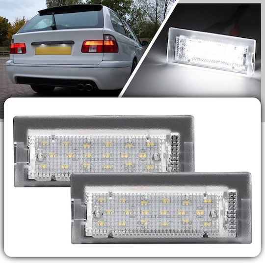 Bosse Φώτα Πινακίδας Led 12V για BMW E39 / Σειρά 1 2τμχ