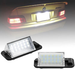 Bosse License Plate Lights Led 12V for BMW E36 / Series 3 2pcs Bosse License Plate Lights Led 12V for BMW E36 / Series 3 2pcs
