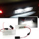 Bosse Φώτα Πινακίδας Led 12V για Audi A6 Citroen C5 2τμχ